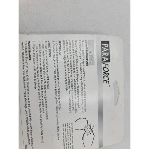 Lockback Knife Combo Pack Paraforce 2 Step Sharpener A9 - Picture 11 of 11